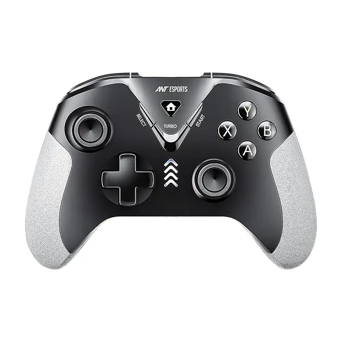 Ant Esports GP365 Pro Wireless Controller with Hall Effect Magnetic Triggers for PC/PS3/Android, 2.4G Connectivity (Black/Grey)