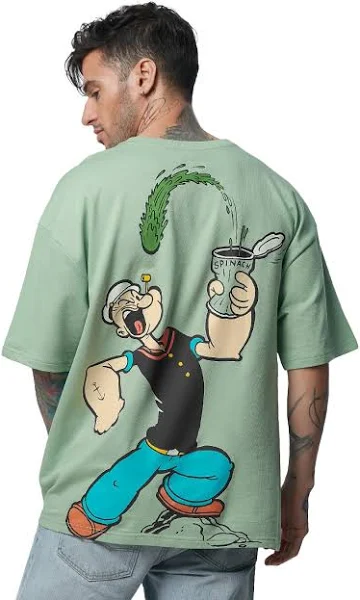 New Printed T-shirt in black